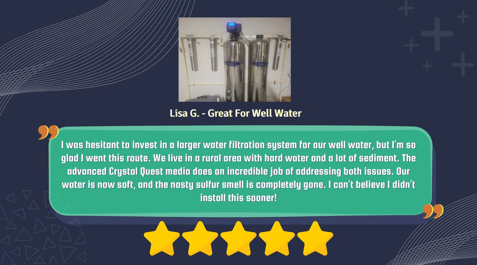 crystal quest water filter reviews