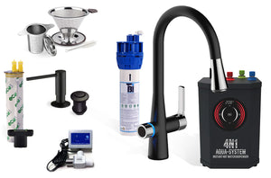 4N1 Instant Hot Water Dispenser and Filtration System-FL1000 with FREE Leak Detector - Plus
