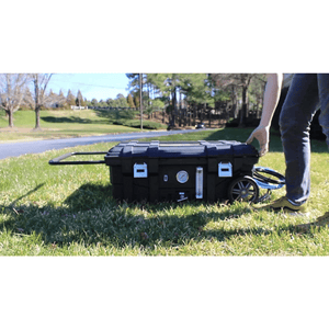 Reverse Osmosis System Portable design showing easy breakdown