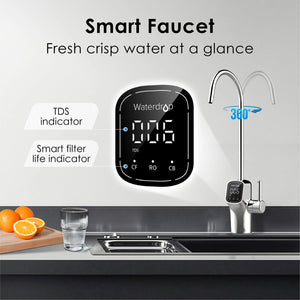 Waterdrop G3 RO System Combo Sets, with Smart Display Faucet Smart display faucet