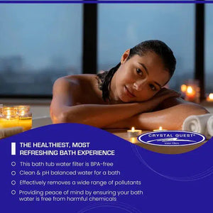 Crystal Quest Bath Ball Filter for the most refreshing bath experience