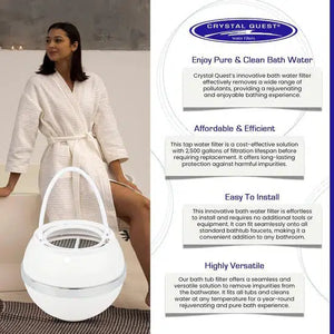 Crystal Quest Bath Ball Filter affordable and efficient