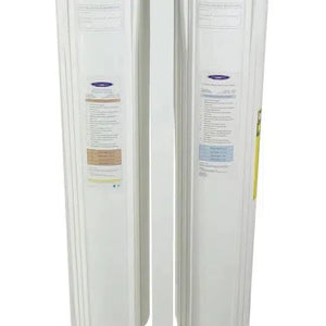 Crystal Quest SMART Mini Whole House Water Filter double filter with stand