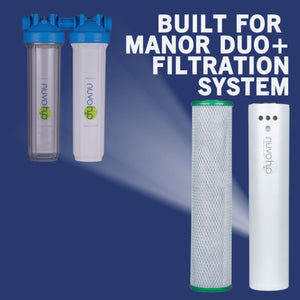 NuvoH2O Manor Duo System Replacement Cartridge and Chloramine Filter - Aqua Home Supply - 711275