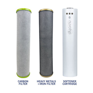 NuvoH2O Manor Trio System - Sediment + Carbon Replacement Cartridges - Aqua Home Supply - 711253