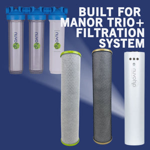 NuvoH2O Manor Trio System - Sediment + Carbon Replacement Cartridges - Aqua Home Supply - 711253