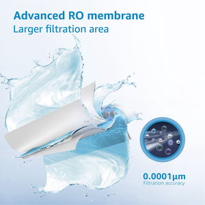Replacement Filter for Waterdrop G2P600 - 24 Month Lifespan - Aqua - WD-G2P6MRO advance RO Membrane