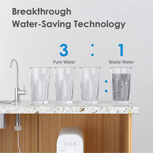 Replacement Filter for Waterdrop WD-G3 - 24 Month Lifespan - WD-G3P800-N2RO Water saving Technology