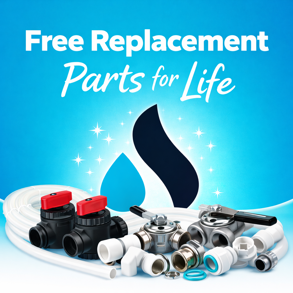Free Replacement Parts for Life