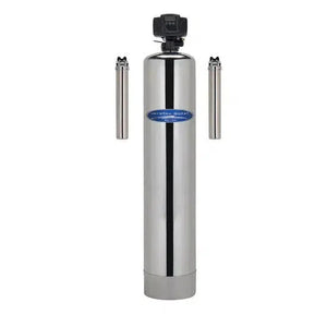 whole house arsenic filter stainless steel front view