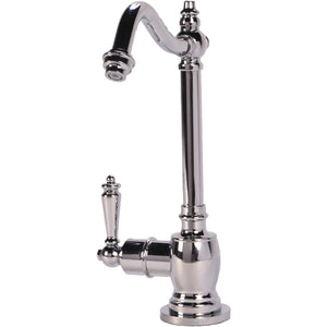 Classic Hook Spout Hot Only Filtration Faucet  chrome