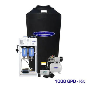 Crystal Quest Medium Flow Reverse Osmosis System with 165 gallon storage tank
