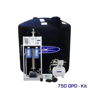 Crystal Quest Medium Flow Reverse Osmosis System with 750 gpd kit