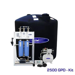 Commercial Mid-Flow Reverse Osmosis System with leak detector and pump