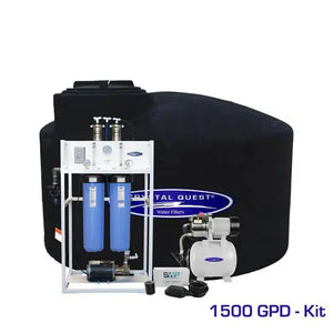 mid flow ro system with pressure pump