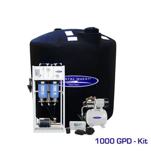 Crystal Quest Medium Flow Reverse Osmosis System with 220 gallon storage tank