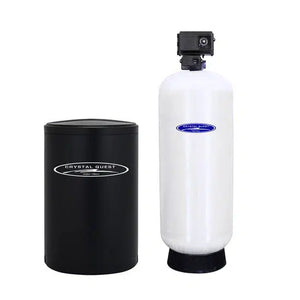 commercial water softener with brine tank