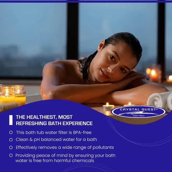 Crystal Quest Bath Ball Filter for the most refreshing bath experience