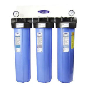 Crystal Quest Big Blue Whole House Filter triple filter