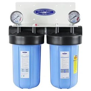 Crystal Quest Compact SMART Whole House Water Filter double filter