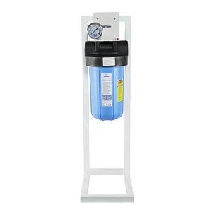 Crystal Quest Compact SMART Whole House Water Filter single filter with stand