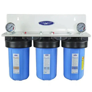 Crystal Quest Compact SMART Whole House Water Filter triple filter