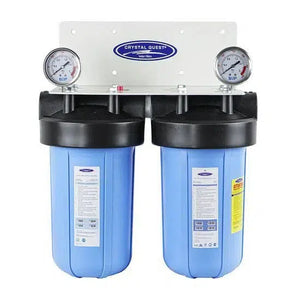 Crystal Quest Compact SMART Whole House Water Filter double filter