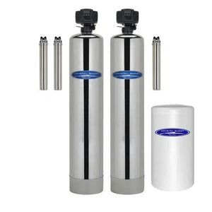 Crystal Quest Eagle Whole House Water Filter stainless steel with softener