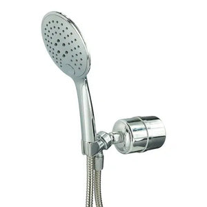 Crystal Quest Handheld Shower Filter chrome