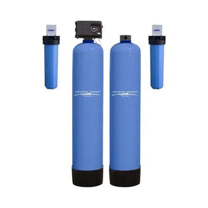 Crystal Quest High Flow Whole House Filtration System with saltless conditioners