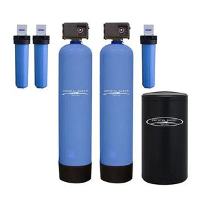 Crystal Quest High Flow Whole House Filtration System with smart filter and water softener
