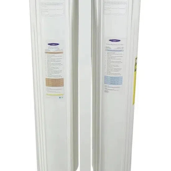 Crystal Quest SMART Mini Whole House Water Filter double filter with stand