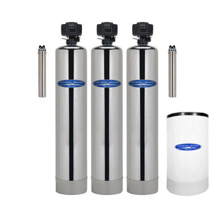 stainless steel whole house fluoride filter with smart filter and softener