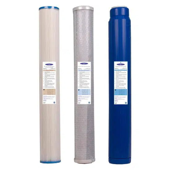Crystal Quest Replacement Filter Pack for 200 GPD and 300 GPD Whole House RO Systems- CQ-RC-0002P