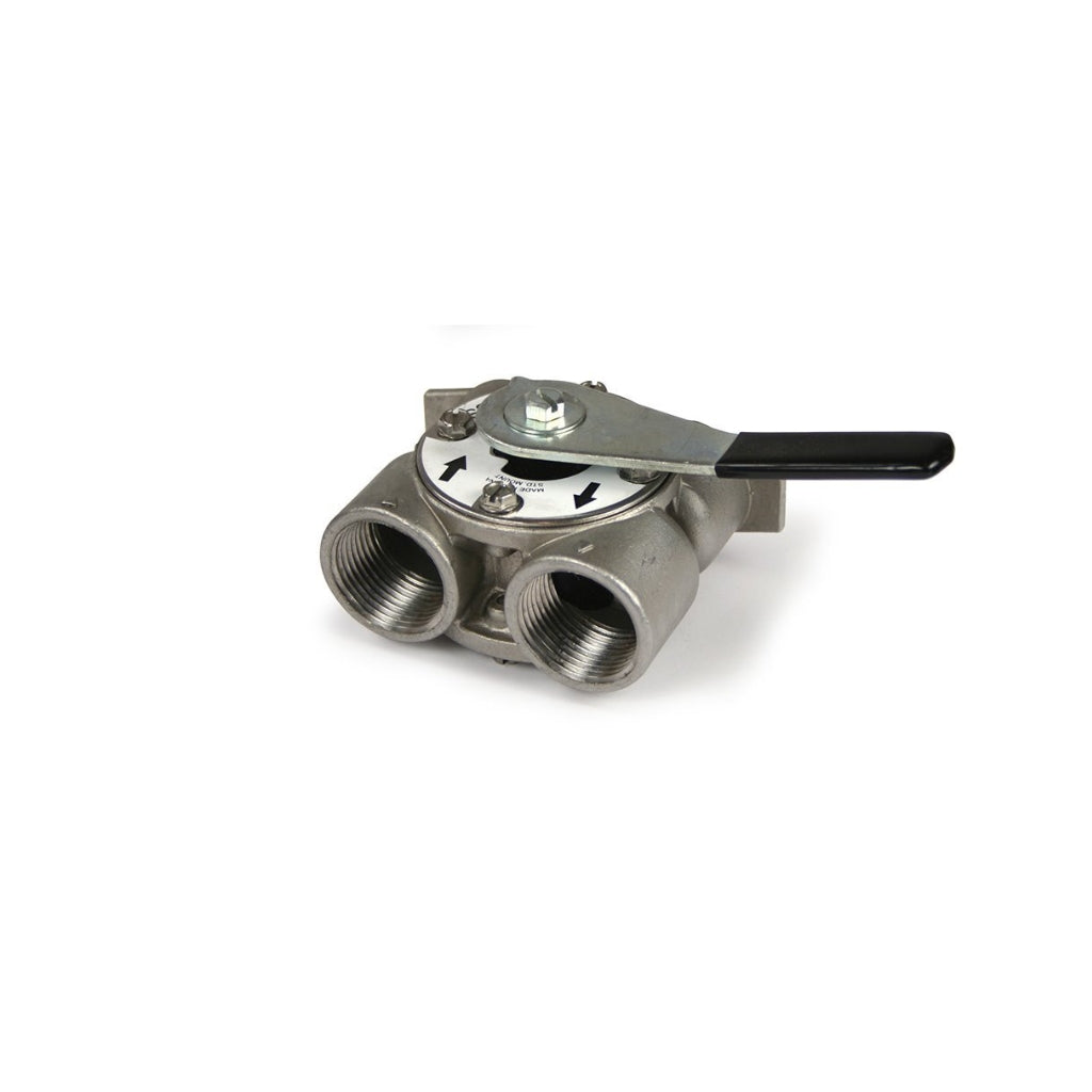 Fleck 3/4 inch stainless steel bypass valve for sediment filter