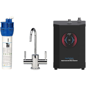 Instant Hot Filtration Faucet Bundle - Aqua Home Supply - HTF-HC2400-CH