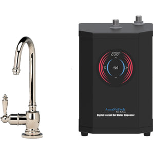 Instant Hot Water Dispenser C-Spout Faucet Bundle - Aqua Home Supply - HT-H2200-PN