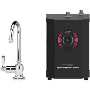Instant Hot Water Dispenser C-Spout Faucet Bundle - Aqua Home Supply - HT-H2200-CH