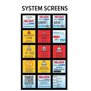 System Screen of Nelsen NWTS-UV5-11 Ultraviolet Water Treatment System