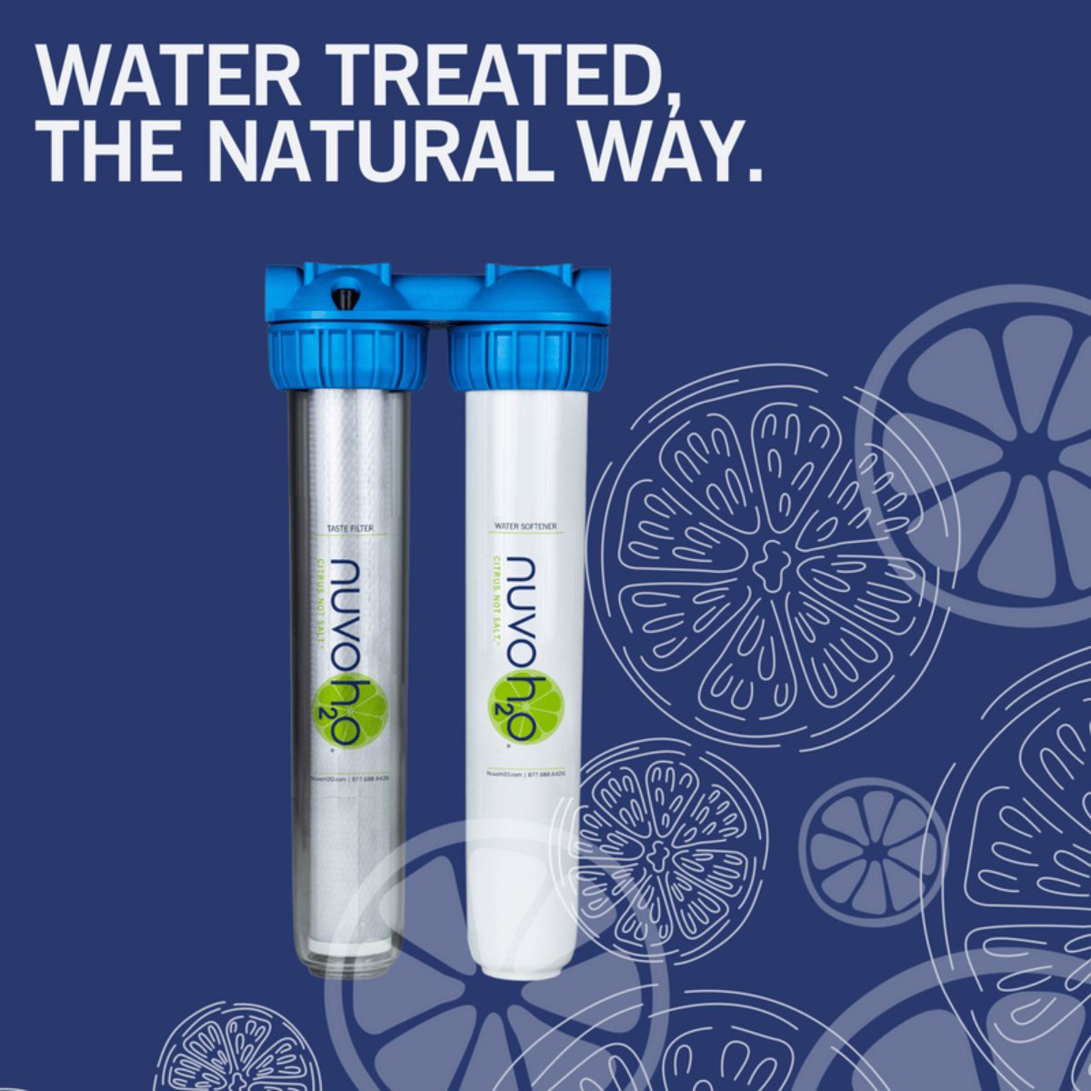 NuvoH2O Home Duo Water Softener + Taste Filter - Aqua Home Supply - DPHB-711157