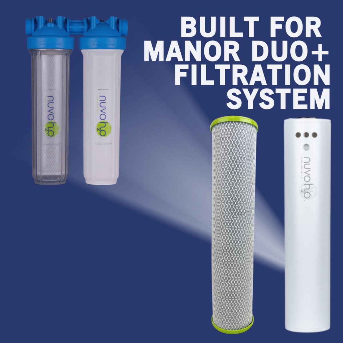 NuvoH2O Manor Duo System Cartridge and Taste Filter - Aqua Home Supply - 711153