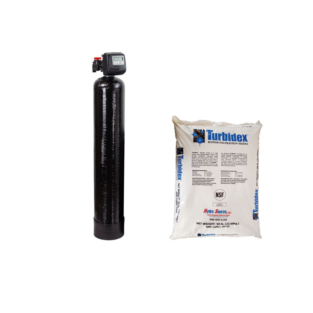 sediment backwashing filter