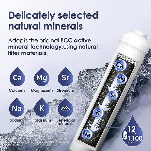 Waterdrop WD-MNR35 Remineralization Filter for All Waterdrop Reverse Osmosis Systems  features