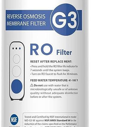 Filtre Osmose Inverse Waterdrop WD-G3-N2RO NSF - Durée 2 Ans Pour WD-G3-W